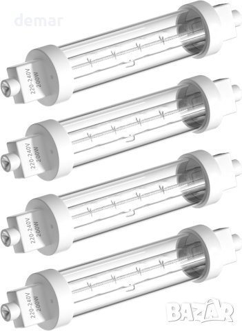 Bonlux 200w; 300w 240v R7S крушка за нагревателна лампа 118 mm, 4 броя, снимка 1 - Други стоки за дома - 43178718