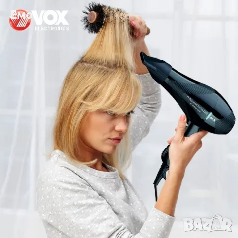 Сешоар, 2200W, AC pro, Йонизация, концентратор и дифузер, снимка 4 - Сешоари - 48207224