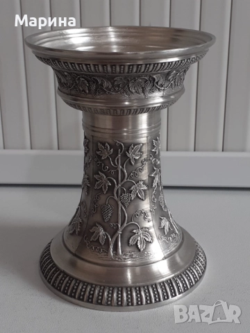 Немски свещник от калай Antik*Vintage #111