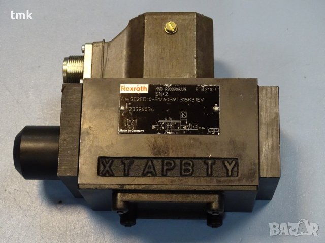 Серво клапан Rexroth 4WSE2ED10-51/60B9T315K31EV directional servo valve, снимка 12 - Резервни части за машини - 38005237