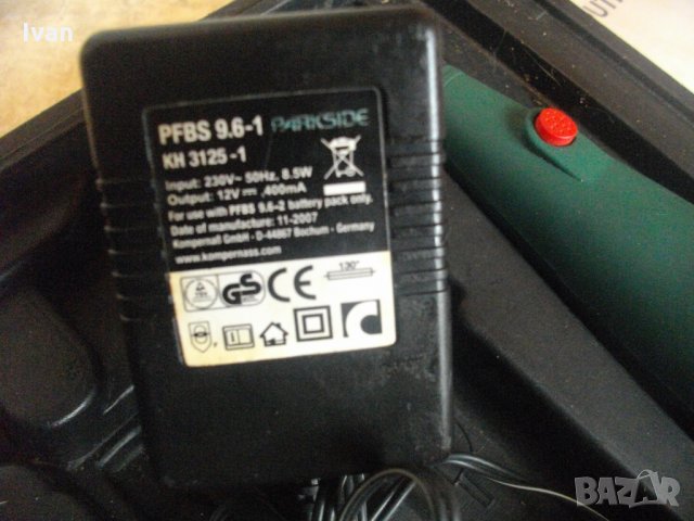 Акумулаторна 9,6 Волта-Мини Дрелка-Шлифовалка-Немска-Parkside, снимка 10 - Други инструменти - 33240063