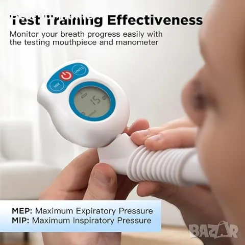 Дигитално устройство за дихателни упражнения за бели дробове, снимка 4 - Други - 49463870