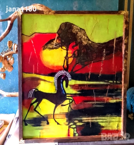 Картина "Като дух над зелени води"