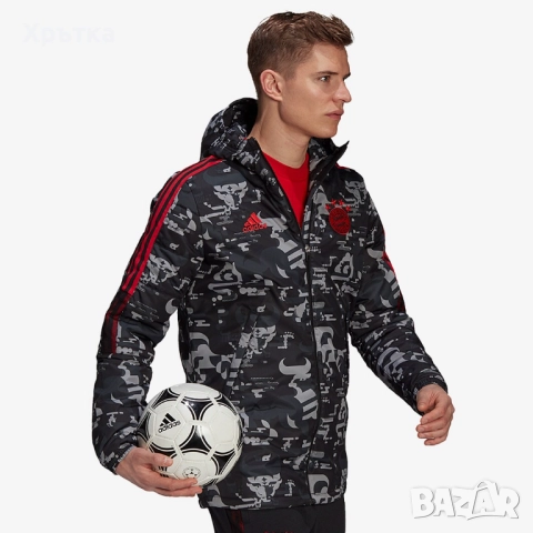 Adidas FC Bayern Munchen - Оригинално мъжко яке размер 2XL, снимка 3 - Якета - 52654085