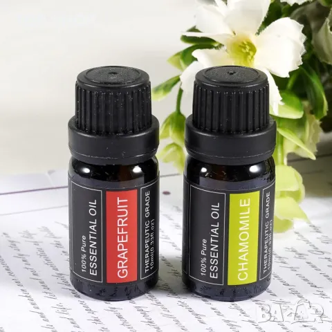 Soulnioi Декоративен поднос с черни обсидианови камъни, 2 ароматерапевтично масло лайка + грейпфрут, снимка 7 - Декорация за дома - 49509124