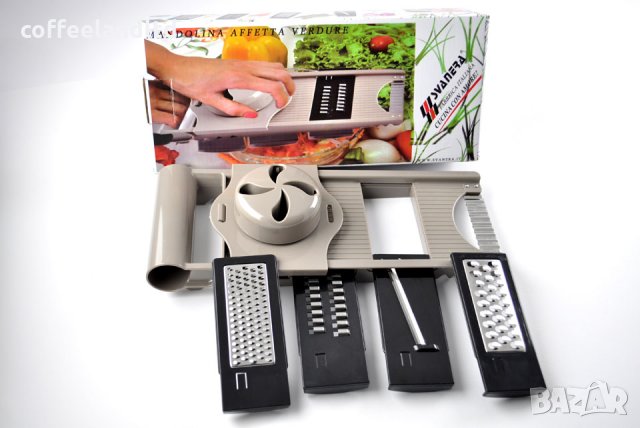 Ренде 5 в 1 + защита за пръсти- 7623