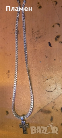 Сребърният синджир е с медальон или кръст, снимка 11 - Колиета, медальони, синджири - 51937837