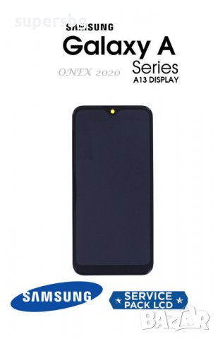Нов 100% Оригинален LCD Дисплей за Samsung SM-A135 Galaxy A13 4G 2022 Lcd Display / Screen + Touch B, снимка 1