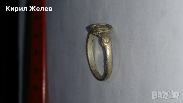 Старинен пръстен сачан орнаментиран - 60251, снимка 3 - Пръстени - 29011780