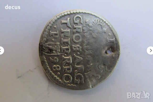 Полска сребърна монета Сигизмунд 1598 г, снимка 9 - Нумизматика и бонистика - 51464099