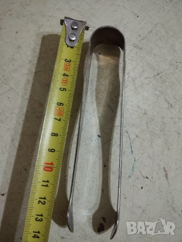 посребрена щипка за лед арт нуво, снимка 3 - Други ценни предмети - 43723555