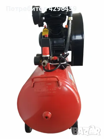 Компресор 100 л, 8 bar, 330 л/мин, 3 к.с. Elefant XY2065A-100, снимка 13 - Компресори - 48625517