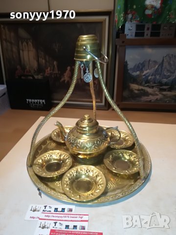 ОРИЕНТ ЕКСПРЕС-КОМПЛЕКТ ЗА ЧАИ ВНОС ФРАНЦИЯ L0511221919, снимка 3 - Антикварни и старинни предмети - 38571664