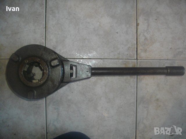 Чешмеджийска Водопроводна Плашка/Винтонарезка/Винторезка-Немска-За Външни Резби Тръби 3/4-1 1/2 Цол, снимка 14 - Други инструменти - 43001697