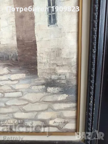Стара маслена картина , снимка 2 - Картини - 50016488