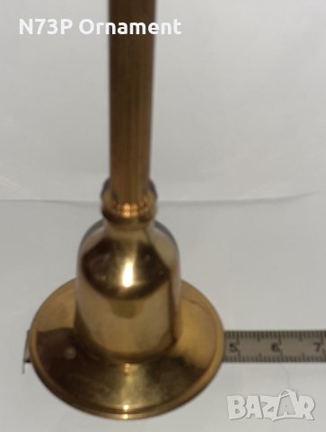 СТАР БРОНЗОВ СВЕЩНИК. , снимка 5 - Антикварни и старинни предмети - 32481555