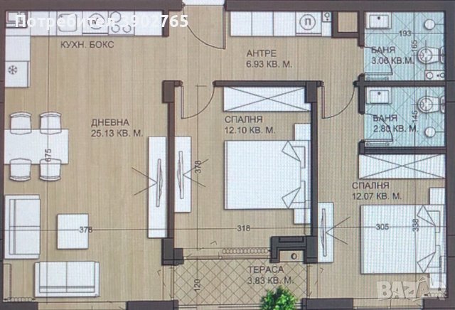 Тристаен апартамент в нов луксозен комплекс в Драгалевци, снимка 12 - Aпартаменти - 43089727