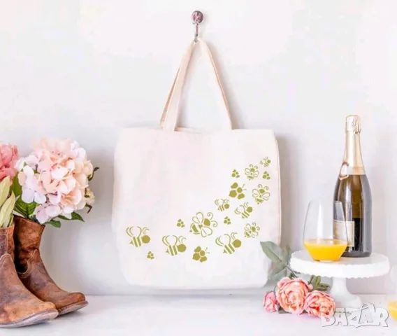 Пчела пчели рояк стенсил шаблон за спрей торта украса кекс декорация Scrapbooking, снимка 2 - Други - 49946231