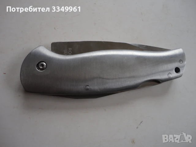 Немски полуавтомотичен ловен туристически нож 3, снимка 5 - Ножове - 51275326