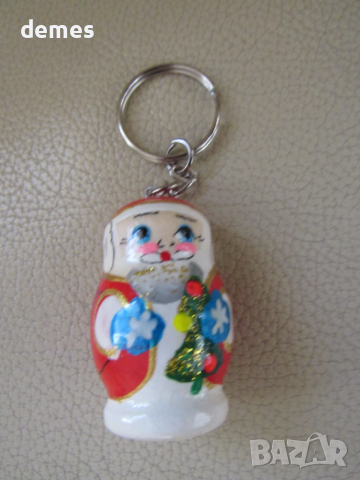 Ключодържател-матрьошка от Русия-Дядо Мраз, снимка 2 - Колекции - 52529693