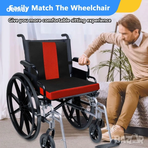 Дебела възглавница за инвалидна количка за облекчаване на болка, 47 X 40 X 5 см, снимка 6 - Други - 53426185