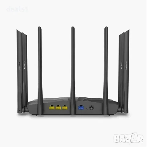 Tenda AC23 Безжичен рутер AC2100 Gigabit Dual-band 7 антени Firewall MU-MIMO Wave 2 Dual core IPv6 , снимка 3 - Рутери - 49285309