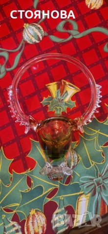 Ръчна изработка Руско цветно плътно стъкло 