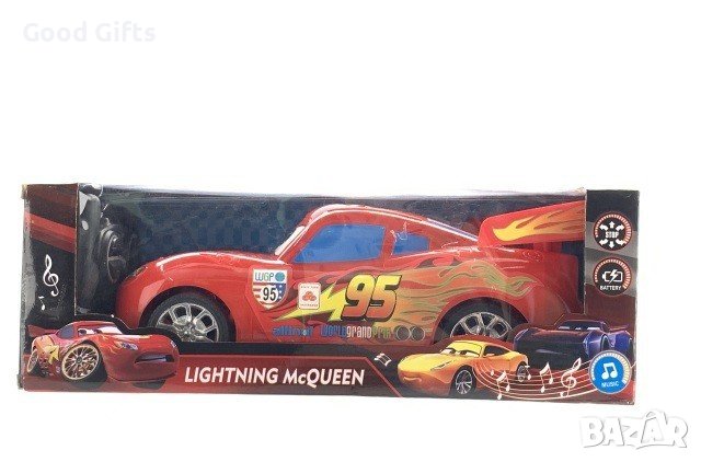 Детски музикална кола McQueen с дистанционно, кола маккуин