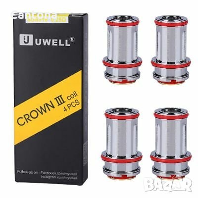 4 броя резервни глави за Uwell Crown 3 0,25 Ohm 