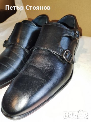 Официални мъжки обувки от естествена кожа Silver Street London №43, снимка 3 - Официални обувки - 37760221