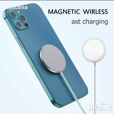 Безжично зарядно устройство  Magsafe Charger, USB и Type C, до 20W, снимка 1 - Аксесоари за Apple - 33656079