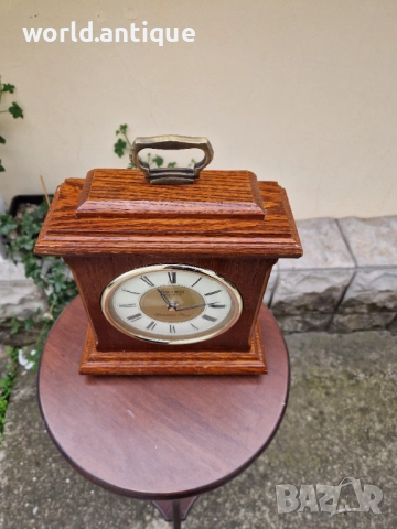 Рядък антикварен колекционерски японски настолен часовник Seiko, снимка 7 - Антикварни и старинни предмети - 52270087