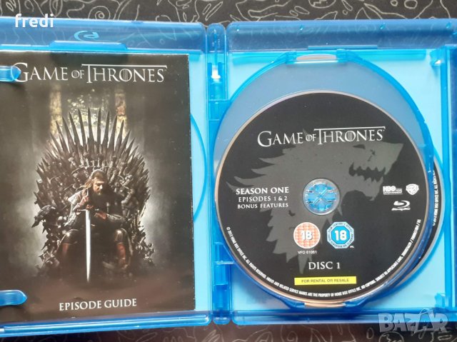 Game of Thrones - Season 1 (2011) Игра на тронове – сезон 1 Box Set ( 5 blu-ray disk) без бг субтитр, снимка 3 - Blu-Ray филми - 33115752