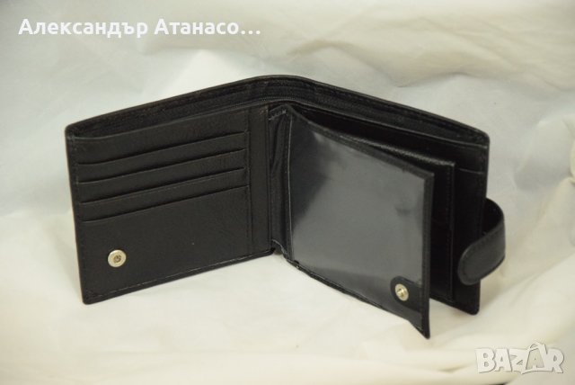 Мъжко портмоне от естествена кожа с цветно термо трансферно фолио, снимка 6 - Портфейли, портмонета - 39343062