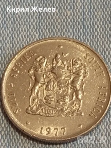 Стара монета 1 ранд 1977г. Южна Африка рядка за КОЛЕКЦИЯ 30368, снимка 6 - Нумизматика и бонистика - 48763398
