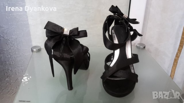 Сандали на висок ток, снимка 5 - Сандали - 28303471