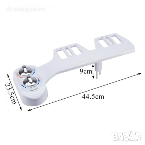 4191 Приставка биде за тоалетна единична дюза за гореща и студена вода, снимка 5 - Други стоки за дома - 44128005