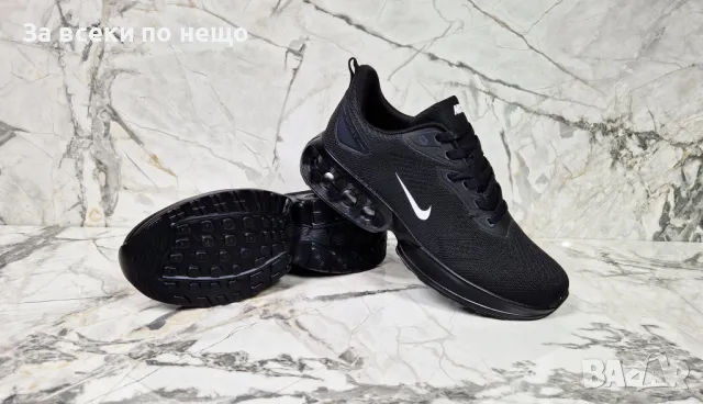 Nike Мъжки Черни Маратонки👟Мъжки Спортни Обувки В Черен Цвят Найк Код P33, снимка 5 - Маратонки - 49135093