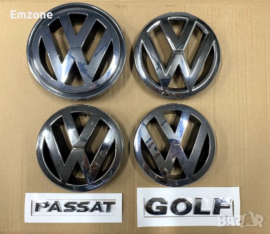 Емблема Надпис за предна решетка на VW Golf 5 6 Passat 6 Touran Tiguan Caddy Polo, снимка 2 - Аксесоари и консумативи - 42933976