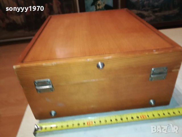 ДЪРВЕН КУФАР-РЕТРО ГРАМОФОН-АНТИКА 1012230822, снимка 14 - Антикварни и старинни предмети - 43346914