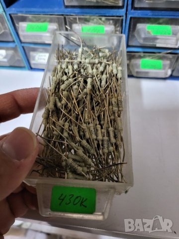 Български резистор, съпротивление 430 килома 0,5 вата