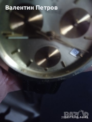 Златен красавец хронограф Vicence, снимка 3 - Мъжки - 43021018