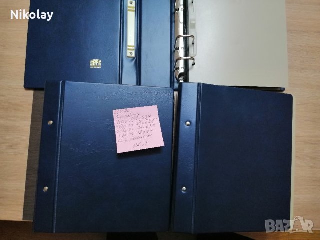  АЛБУМИ, КЛАСЬОРИ ЗА МОНЕТИ 3 БР. КОМПЛЕКТ