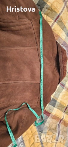 Мъжко палто агнешка кожа, снимка 2 - Палта - 53099624