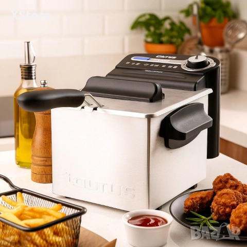 Фритюрник Taurus Professional 2 Plus, 2L, снимка 3 - Фритюрници - 52437326