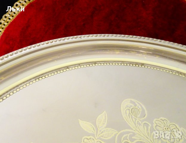 WMF посребрен поднос от бронз,барок. , снимка 10 - Антикварни и старинни предмети - 38068367