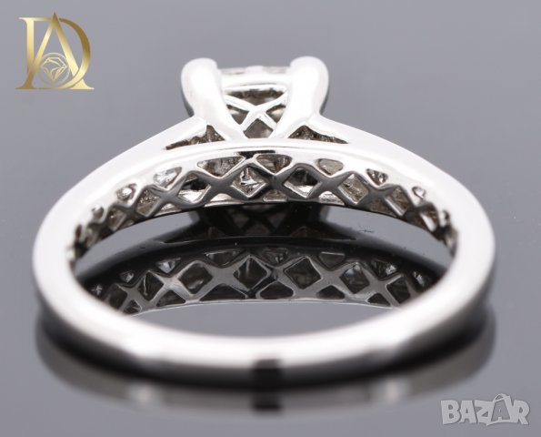 Нов Златен Пръстен с 0.74кт Естествени Диаманти, снимка 5 - Пръстени - 42959593