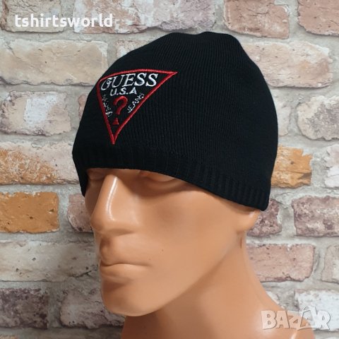 Нова зимна шапка на марката GUESS, снимка 3 - Шапки - 43003785