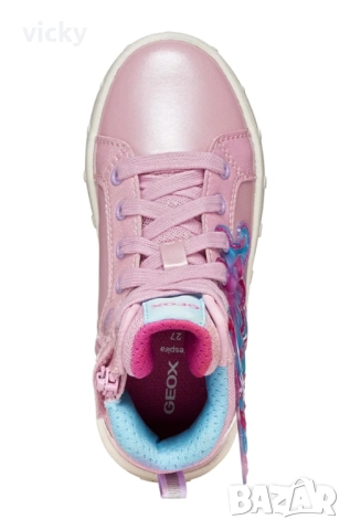 Детски блестящи и светещи маратонки Geox SKYLIN, размер 28, снимка 5 - Детски маратонки - 52956275