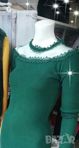 Блузка с тюл , снимка 5 - Блузи с дълъг ръкав и пуловери - 27141074